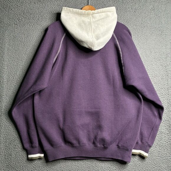 VTG 90s Starter Carolina Tar Heels Hoodie Sweatshirt Embroidered Men’s Large - Picture 5 of 7